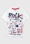 Camiseta Fakini Infantil Full Print Branca - Marca Fakini