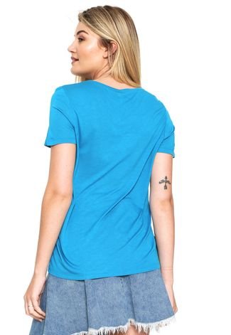 Camiseta Colcci Comfort Azul