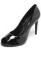 Peep Toe DAFITI SHOES Verniz Preto - Marca DAFITI SHOES