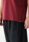 Camiseta adidas Sportswear Reta 3 Stripes Vinho - Marca adidas Sportswear