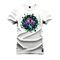 Camiseta Plus Size Unissex Algodão Estampada Premium Confortável Covid Tenebroso - Branco - Marca Nexstar