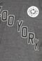 Camiseta Zoo York Raglan Scrimm Cinza Escuro - Marca Zoo York