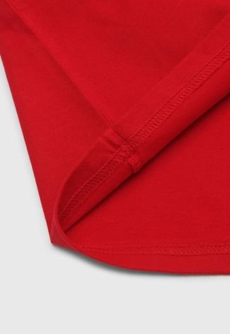 Camiseta Polo Ralph Lauren Infantil Logo Vermelha