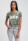 Camiseta GAP Camuflada Logo Verde - Marca GAP