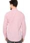 Camisa Tommy Hilfiger Custom Fit Listrada Rosa - Marca Tommy Hilfiger