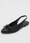 Sapatilha FiveBlu Slingback Preta - Marca FiveBlu