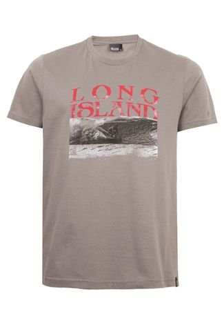 Camiseta Long Island Live Cinza