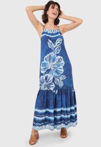 Vestido Dress to Longo Kailua Azul-Marinho - Marca Dress to