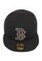 Boné New Era Fitted Boston Red Sox Preto - Marca New Era