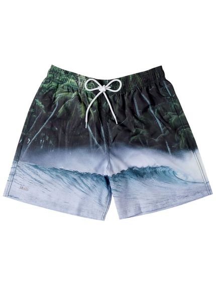 Short Mash Masculino Beachwear Cocopalm Verde Escuro - Marca MASH