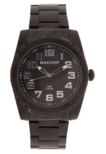 Relógio Backer 3295113M Preto - Marca Backer