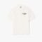 Camiseta Polo Terry Edição Roland Garros Branco - Marca Lacoste