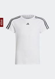 Camiseta Blanco-Negro adidas Performance Train Essentials 3 Rayas
