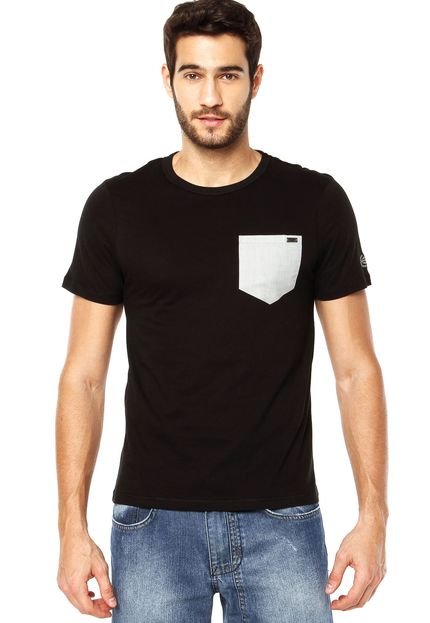 Camiseta Triton Brasil Bolso Preta - Marca Triton