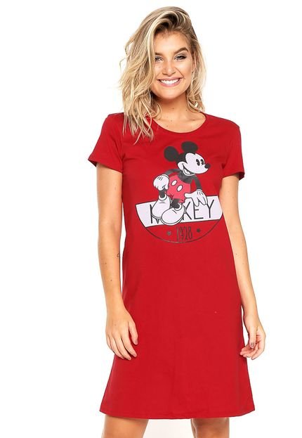 Vestido Cativa Curto Disney Vermelho - Marca Cativa Disney