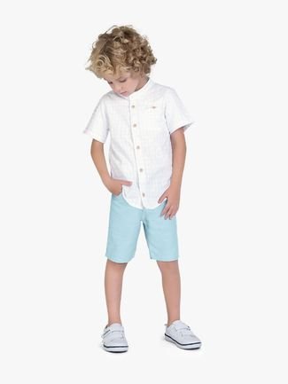 Camisa Infantil Menino Milon Branco