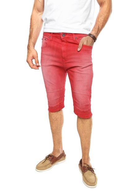 Bermuda Jeans Colcci Fred Vermelha - Marca Colcci