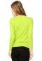 Blusa Benetton Gola V Verde - Marca Benetton