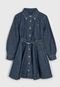 Vestido Jeans Polo Ralph Lauren Infantil Chemise Azul - Marca Polo Ralph Lauren