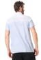 Camisa Calvin Klein Reta Bicolor Branca/Azul - Marca Calvin Klein