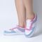 Tênis Casual Feminino Colorido Air Confort Estilo Clássico Branco/Lilás 33 Branco - Marca It Shoes
