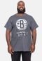 Camiseta NBA Plus Size Top Scorer Brooklyn Nets Preta Mescla - Marca NBA