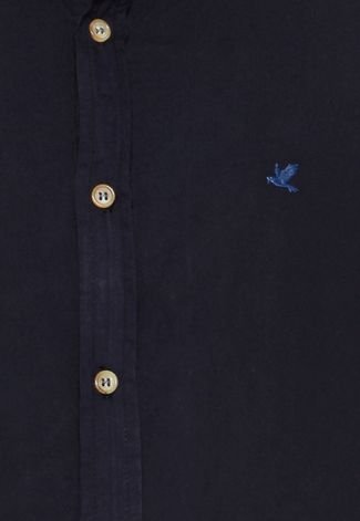 Camisa Malwee Bordado Azul-marinho