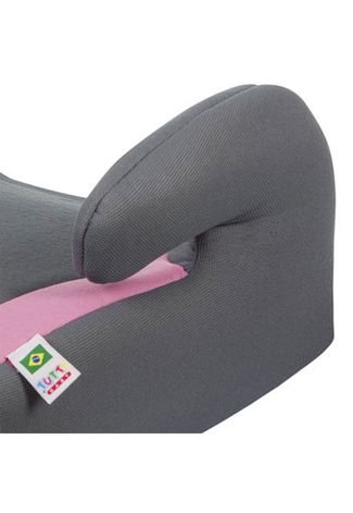 Assento Para Auto 15 A 36 Kg Safety e Comfort Cinza e Rosa Tutti Baby