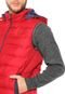 Colete Puffer Polo Wear Com Capuz Vermelha - Marca Polo Wear
