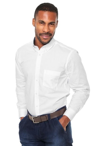 Camisa Aleatory Regular Fit Branca - Marca Aleatory