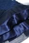 Vestido Nick Liso Azul-Marinho - Marca Nick