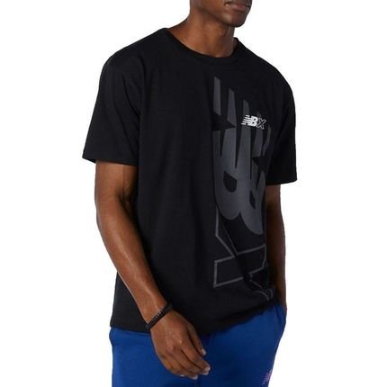 Camiseta New Balance NBX Graphic Masculina Preto - Marca New Balance