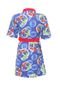 Roupão Lepper PJ Masks Kimono Aveludado Azul/Vermelho - Marca Lepper