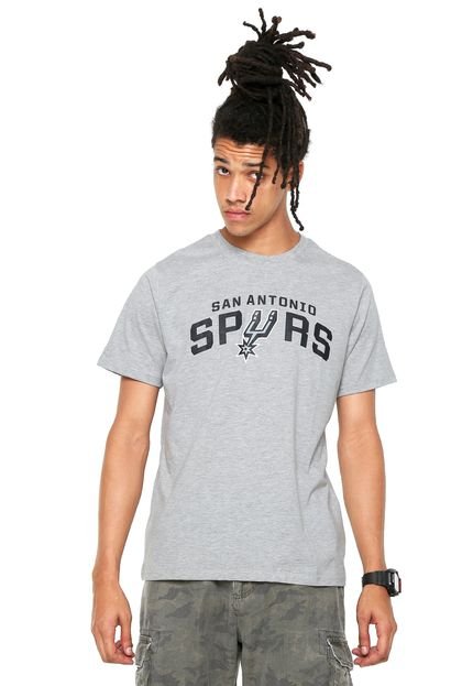 Camiseta NBA San Antonio Spurs Cinza - Marca NBA