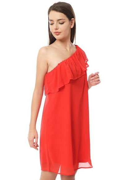Vestido Corto Maya Rojo Only Calce Regular - Compra Ahora | Chile
