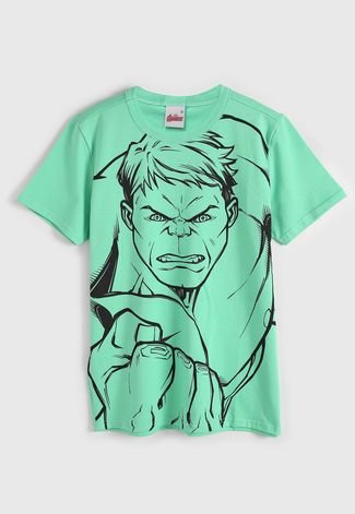 Camiseta Verde t-Shirt Hulk Marvel 