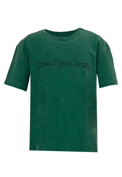 Camiseta Calvin Klein Kids Winter Verde - Marca Calvin Klein Kids