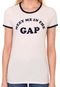 Blusa GAP Lettering Off-White - Marca GAP