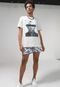 Camiseta Forever 21 Unknown Off-White - Marca Forever 21