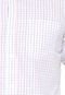 Camisa Sergio K Quadriculada Branca - Marca Sergio K