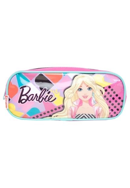 Estojo Sestini Barbie 17M Duplo Rosa - Marca Sestini
