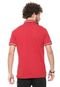 Camisa Polo Cavalera Reta Listras Vermelha - Marca Cavalera