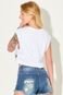 Regata Cropped Estrelas Planet Girls Branco - Marca Planet Girls