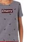 Camiseta Dzarm Cherry Cinza - Marca Dzarm