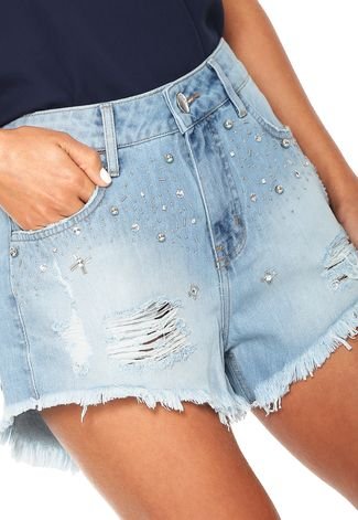 Short Jeans Sommer Hot Pant Lucy Azul