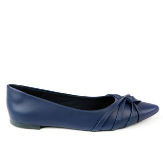 Sapatilha DAFITI SHOES Nó Azul-Marinho - Compre Agora