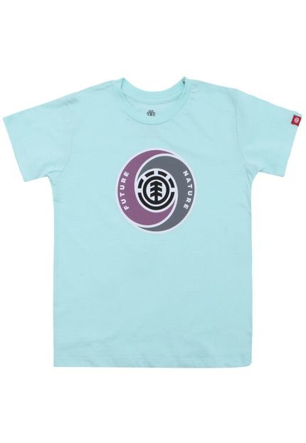Camiseta Element Menino Estampa Frontal Azul - Marca Element