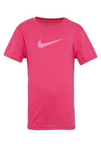 Camiseta Infantil Nike Sportswear Legend Dynamic Rosa