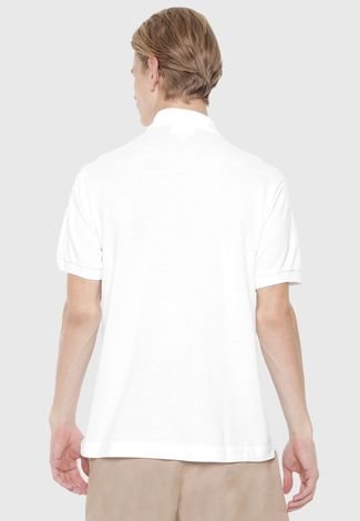 Camisa Polo Lacoste Classic Fit Branca - Compre Agora