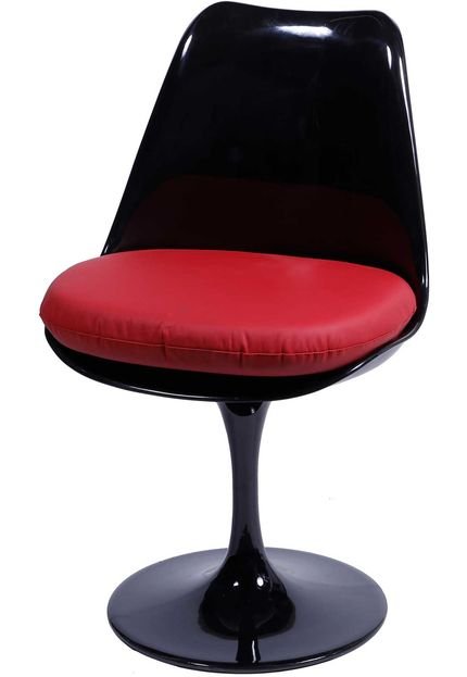 Cadeira Saarinen Sem Braço Com Almofada OR Design Preto - Marca Ór Design